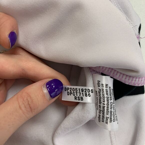 DKNY Sport Sweatshirt Womens M Medium Half Zip Pullover Colorblock Sweater - Picture 10 of 13